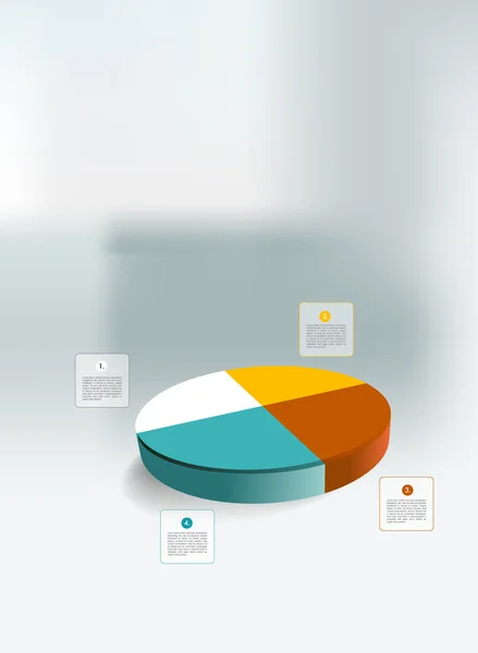 Elementos de infografía. Diagrama vectorial . — Vector de stock