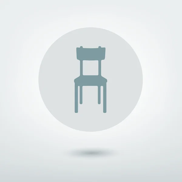 Modern stylized icon. Chair shape. Vector sign. — Stock Vector