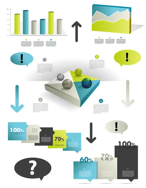 Infographics set elements. — Stock Vector
