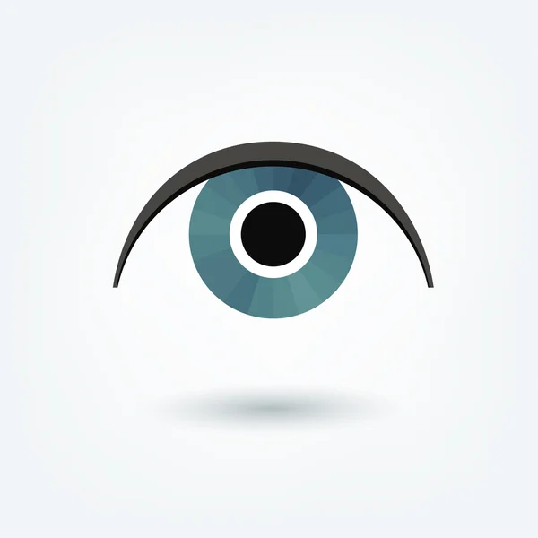 Eye icon sign. Vector shape. — Stock Vector