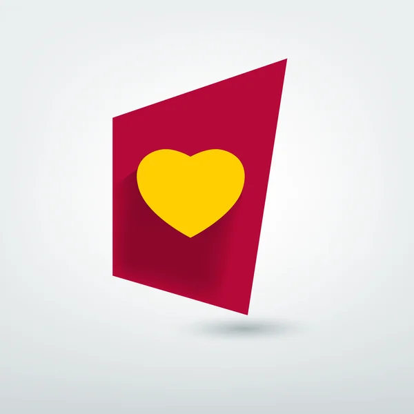 Moderna vektor ikon. hjärta kärlek tecken element. — Stock vektor
