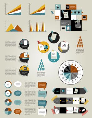 infographics öğeleri ayarlama.