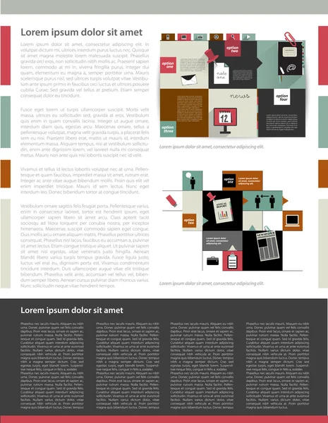 Brochure layout folder. — Stock Vector