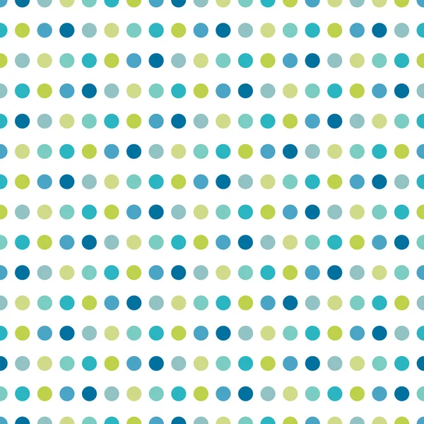 Repetição plana colorido papel de parede polka dot design. Cor quente menino . — Vetor de Stock