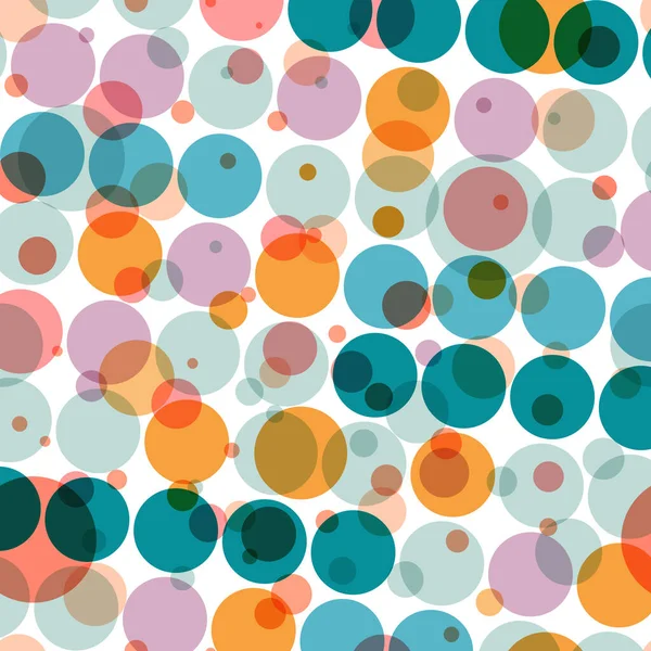 Muster Kreis Punktefarbe Hintergrund Vektor — Stockvektor