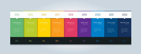 Gráfico Infografía Tabla Precios Horario Plantilla Banner Elemento Infográfico Vector — Vector de stock