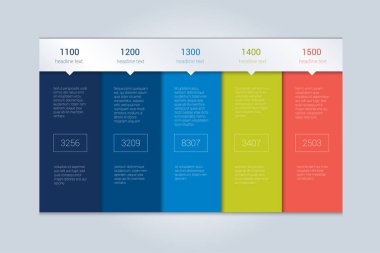 Program, çizelge, fiyat tablosu, şablon, afiş. Bilgi işleme elementi. Vektör.