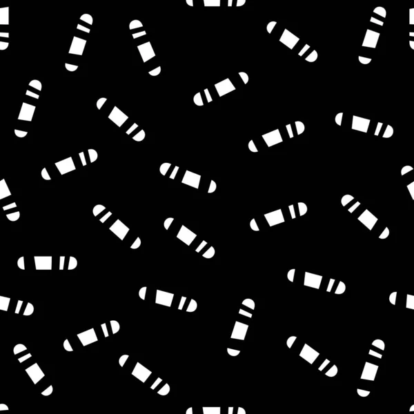 Patrón Blanco Negro Simple Minimalista — Archivo Imágenes Vectoriales