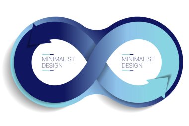 İki element şeması, diyagram. Bilgi şablonu.