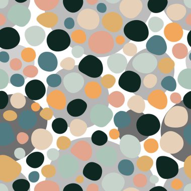 Renkli dairesel, pürüzsüz desen. Vektör.