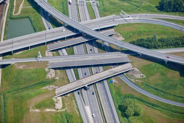 Intercâmbio rodoviário — Fotografia de Stock