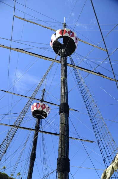 Porto seguro. replic av historiska segelfartyg. — Stockfoto