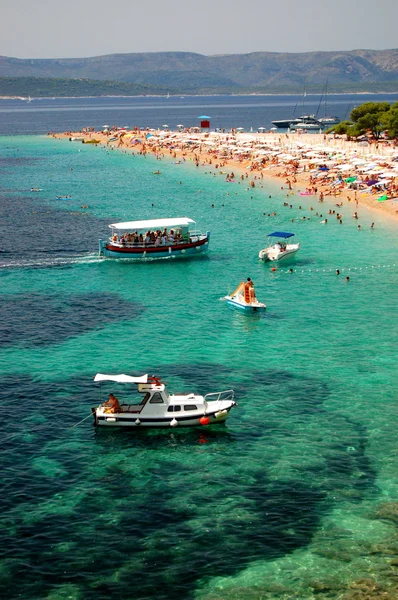 克罗地亚布拉克岛上的金角岛 — 图库照片