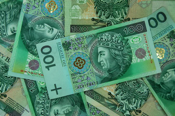 Banconote polacche — Foto Stock