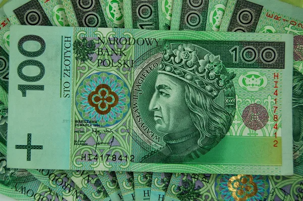 Banconote polacche — Foto Stock