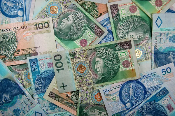 Polish banknotes — Stock Photo, Image