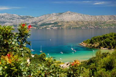 lovrecina - kumlu plaj brac Adası, Hırvatistan