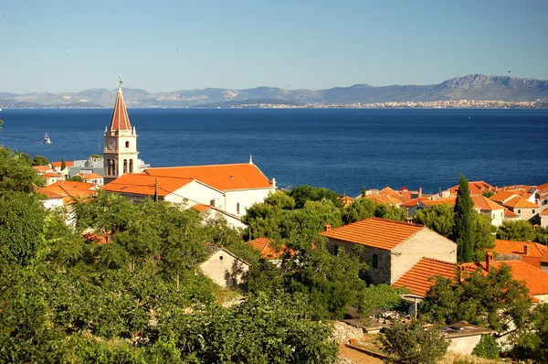 Postira on Brac island, Croatia — Stock Photo, Image