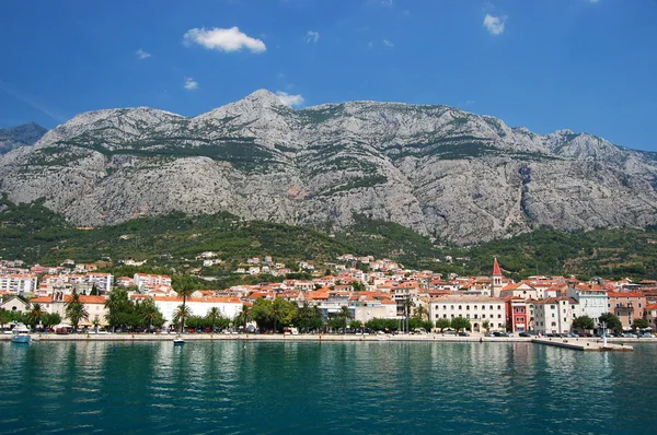 Superbe paysage estival sur makarska en dalmatie, croatie — Photo