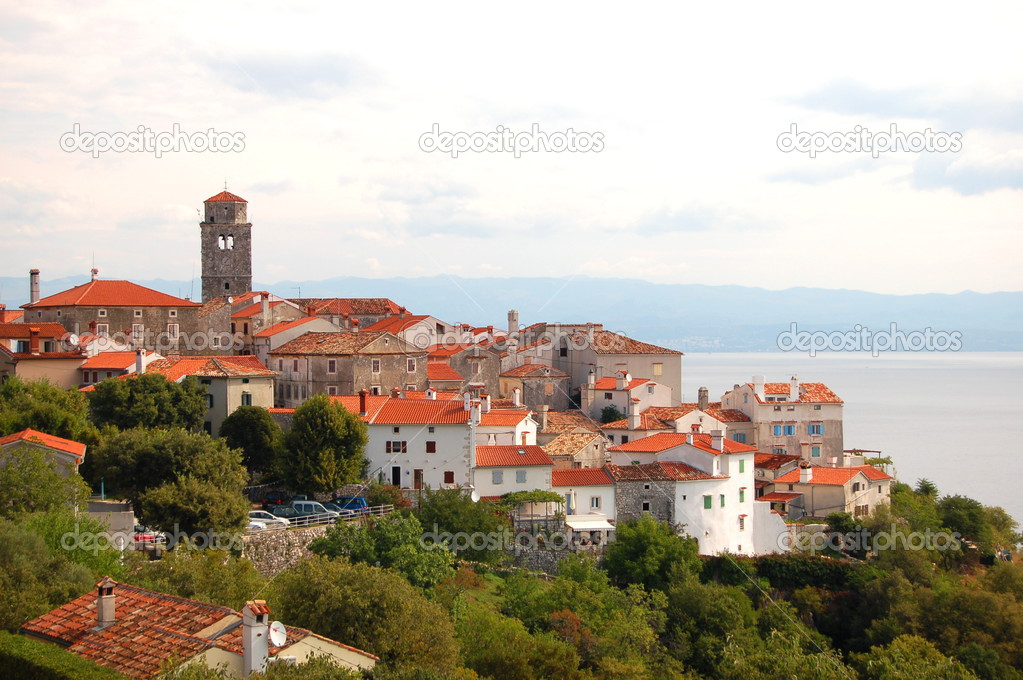 Village Brsec on Istria peninsula in Croatia