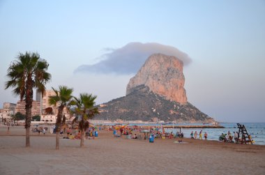kumlu plaj calpe, İspanya