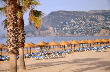 kumlu plaj calpe, İspanya