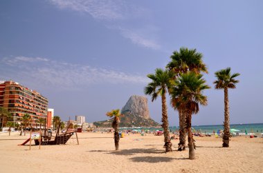 kumlu plaj calpe, İspanya