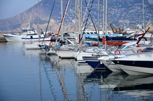 Marina in Calpe, Spain — Stock Photo, Image