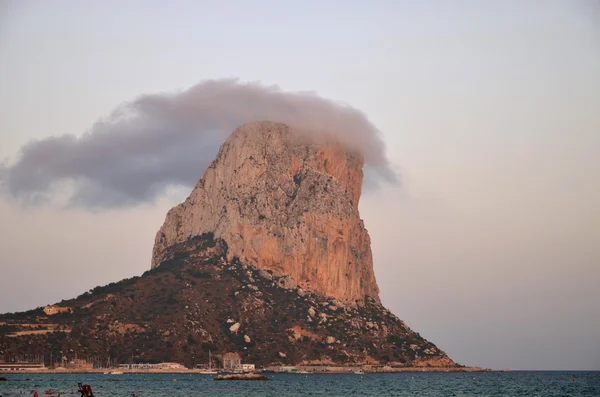 Sandstranden i calpe, Spanien — Stockfoto