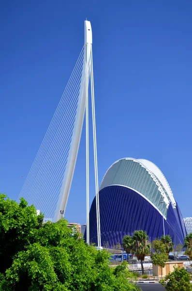 La Città delle Arti e delle Scienze a Valencia, Spagna — Foto Stock