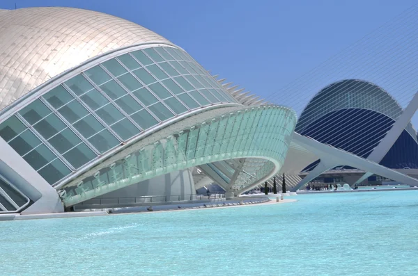 La Città delle Arti e delle Scienze a Valencia, Spagna — Foto Stock