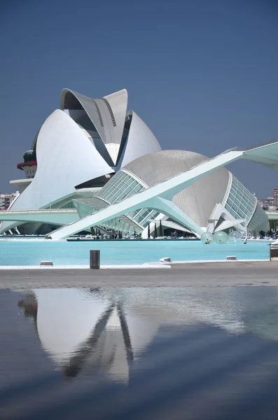 Die Stadt der Künste und Wissenschaften in Valencia, Spanien — Stockfoto