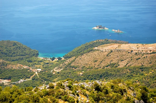 Vackra landskapet i Adriatiska havet i montenegro — Stockfoto