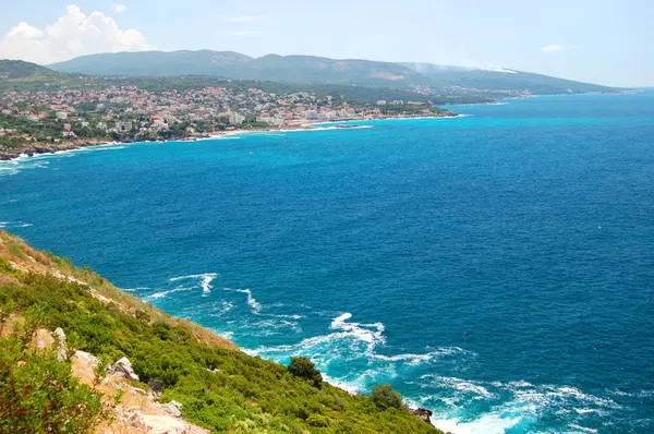 美丽风景的亚德里亚海在黑山 — 图库照片