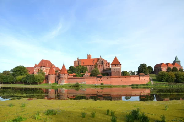 Κάστρο Malbork στην περιοχή Pomerania, Πολωνία — Φωτογραφία Αρχείου
