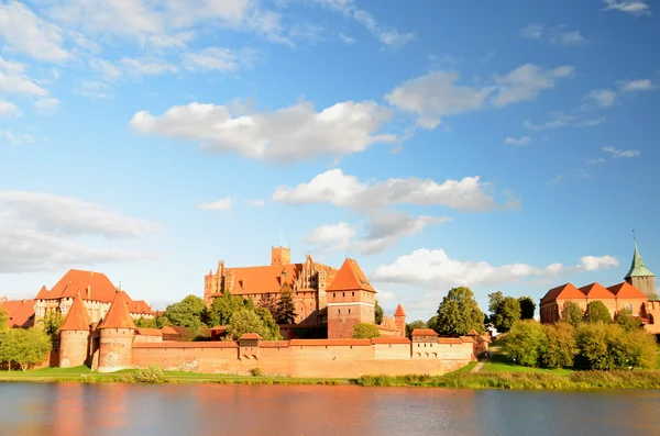 Κάστρο Malbork στην περιοχή Pomerania, Πολωνία — Φωτογραφία Αρχείου