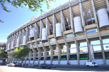 İspanya real Madrid'in Santiago bernabeu Stadyumu