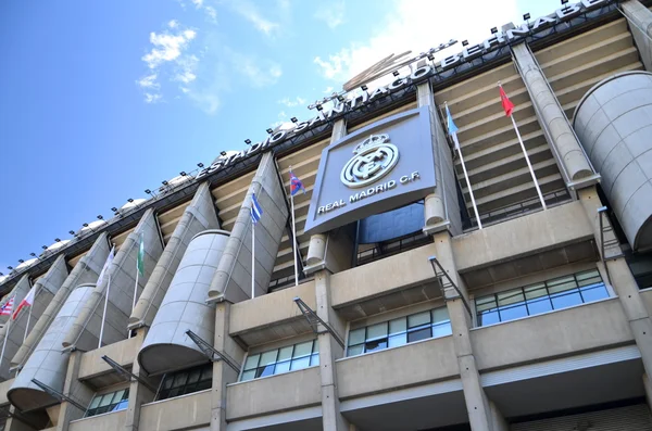 Santiago bernabeu stadion von real madrid, spanien — Stockfoto