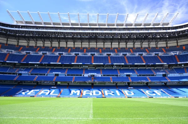 Stadion Santiago bernabeu real Madryt, Hiszpania — Zdjęcie stockowe