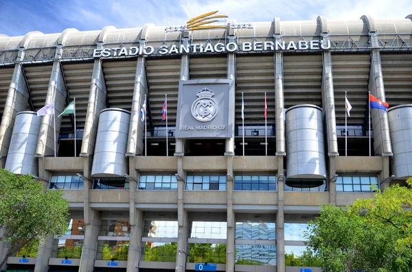 圣地亚哥伯纳乌球场的皇家马德里，西班牙 — 图库照片
