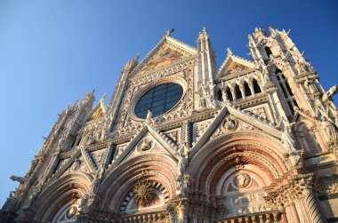 muhteşem mermer Katedrali Siena, İtalya