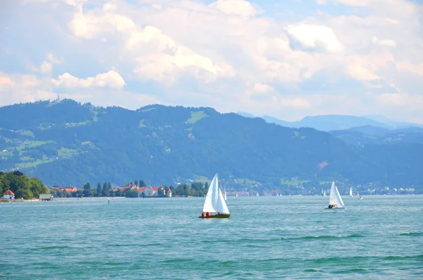 lake bodensee güzel manzara yakınındaki lindau, Almanya