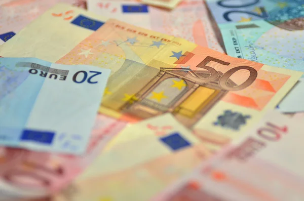 Billets en euros — Photo