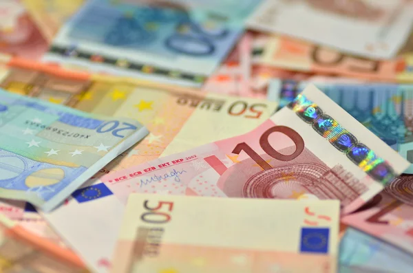 Billets en euros — Photo