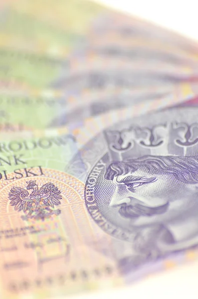 Twintig zloty bankbiljetten uit Polen — Stockfoto