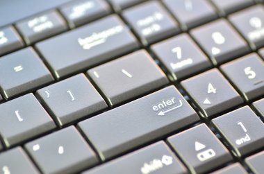 laptop klavye closeup