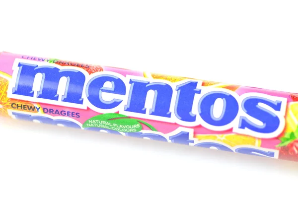 Żucia Drażetki Mentos — Zdjęcie stockowe