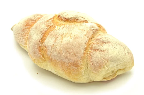 Gustoso panino isolato su sfondo bianco — Foto Stock