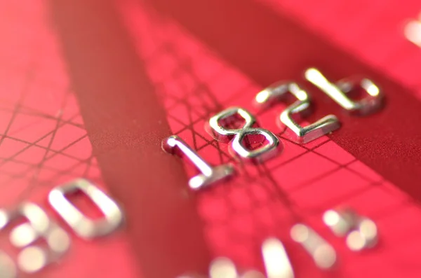 Närbild av kreditkort — Stockfoto