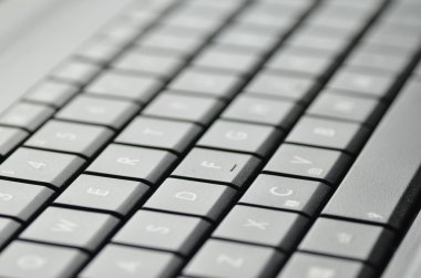 laptop klavye closeup
